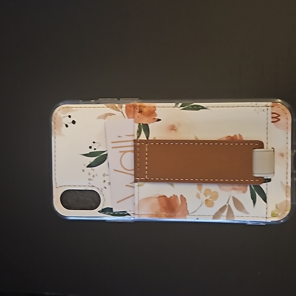IPhone X/XS leather floral card case - Picture 3 of 4